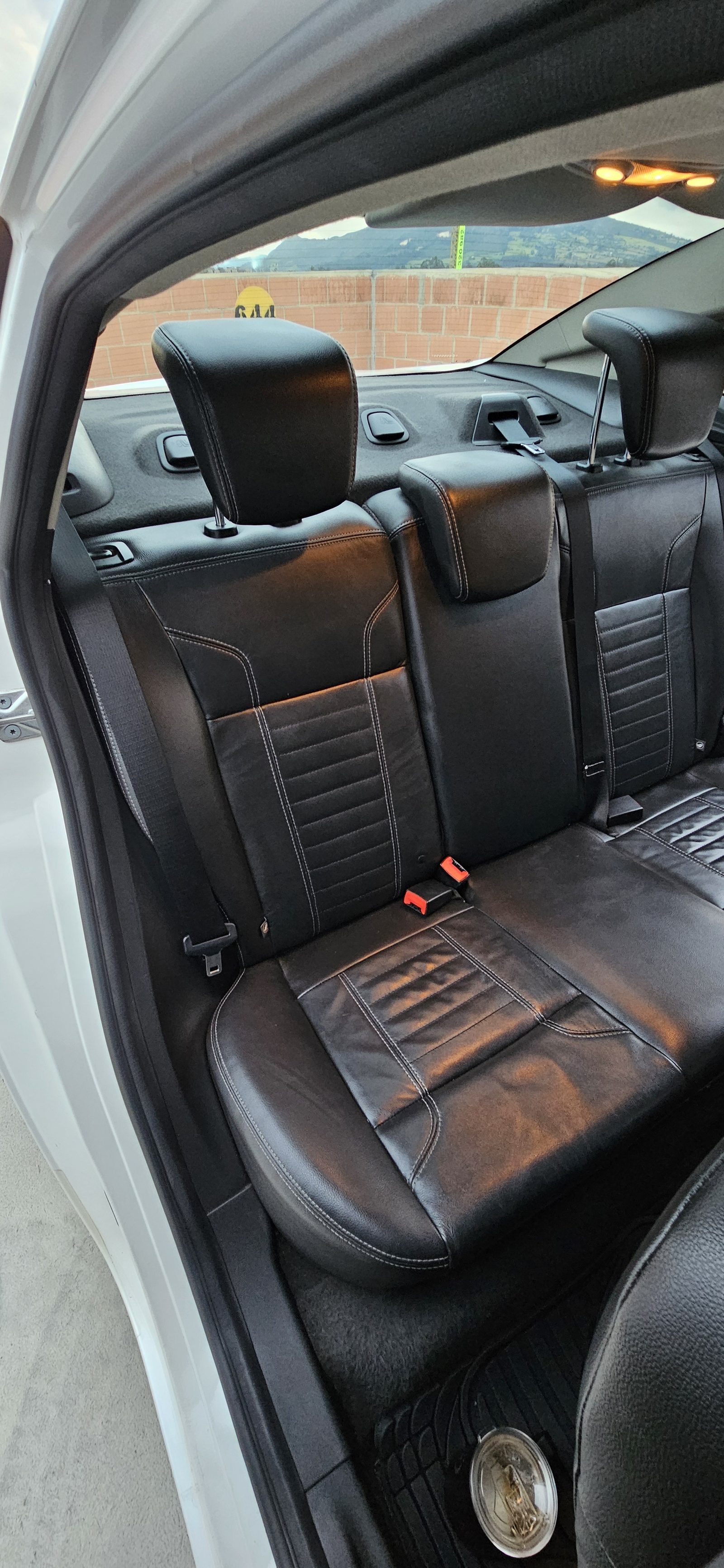 Asiento trasero, detalle